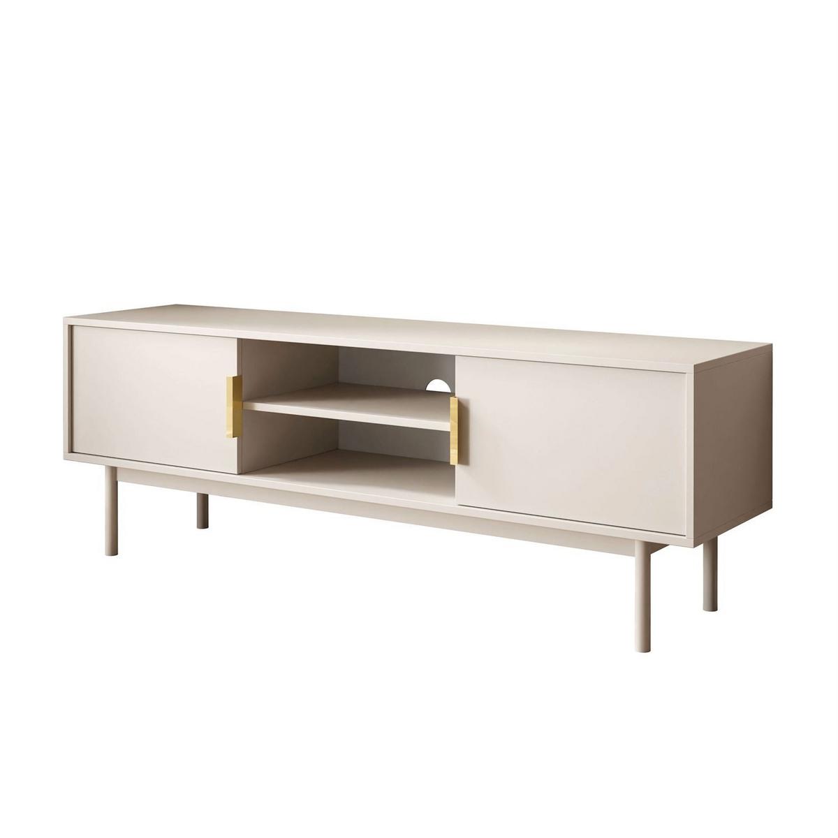 TV-ELEMENT MIRACLE zweitrürig Kaschmir - Kaschmir, Holzwerkstoff (154/53/39cm) - Lookway