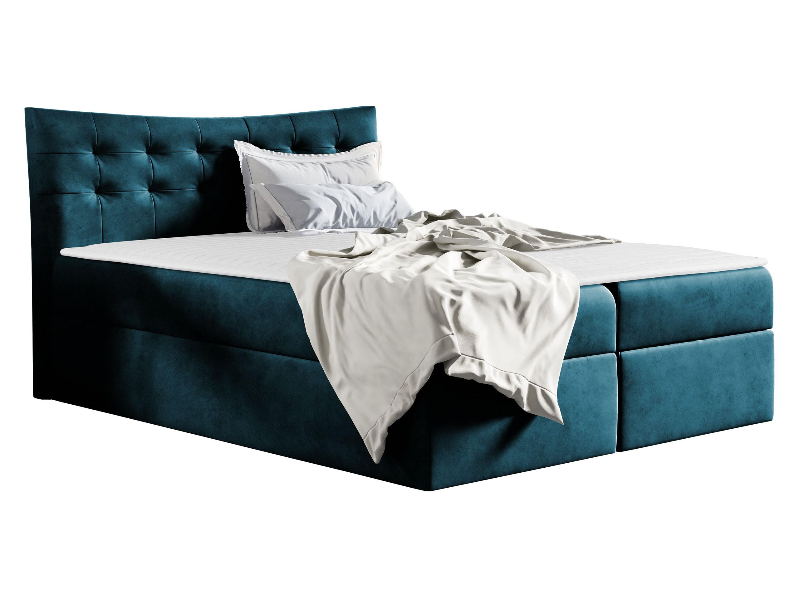 BOXBETT Havana - H3 - Türkis, Holz (180/200cm) - MIRJAN24