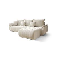 ECKSOFA Akita - Creme, Holzwerkstoff/Textil (280/185cm) - Fun Möbel