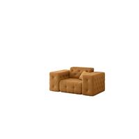 SESSEL Chantal In Moly - Orange, Holzwerkstoff/Textil (121/78/96cm) - Fun Möbel