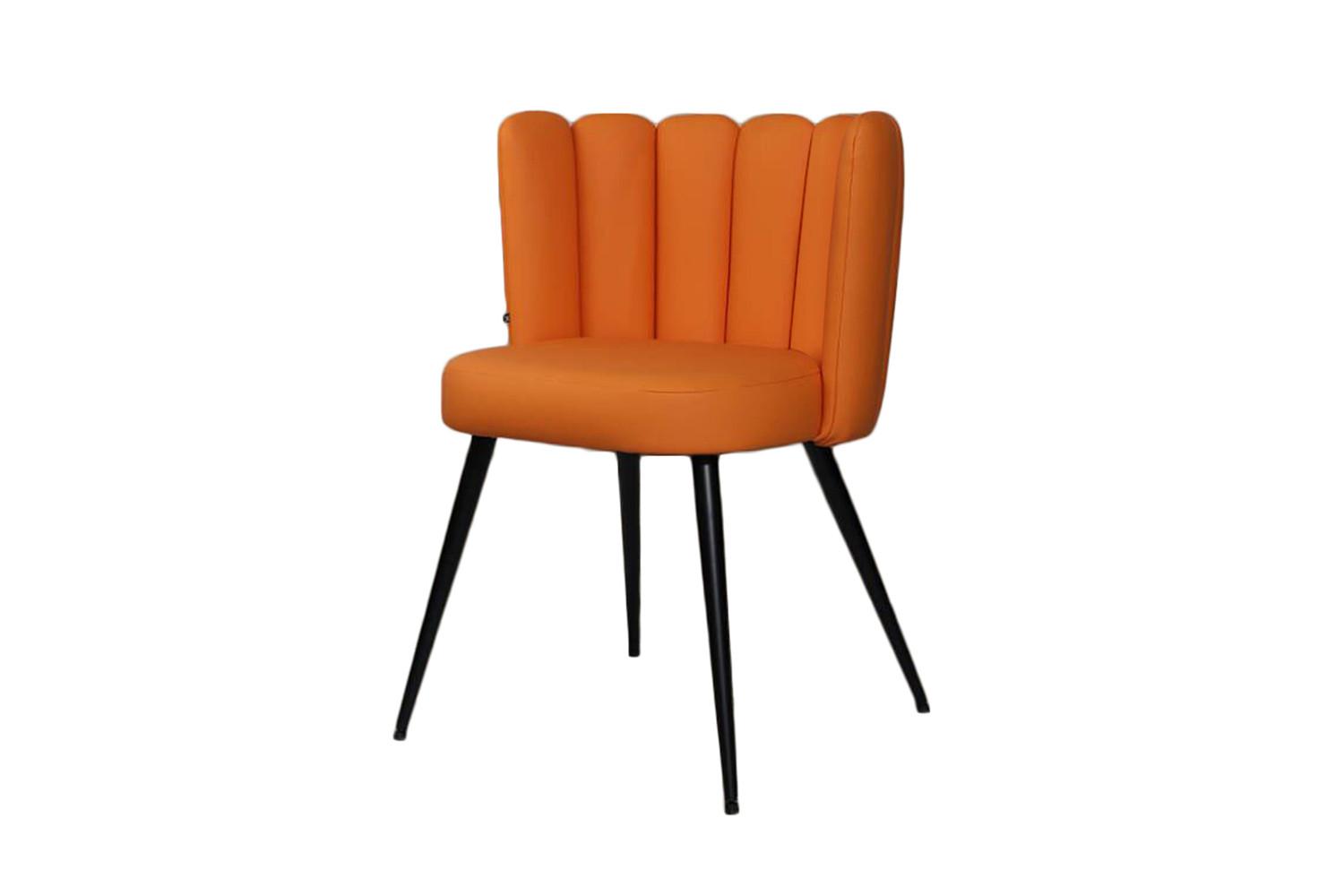 ESSZIMMERSTUHL JADA Orange Kunstleder (1er-Set) - Orange, Kunststoff/Textil (59/79/55cm) - KAWOLA