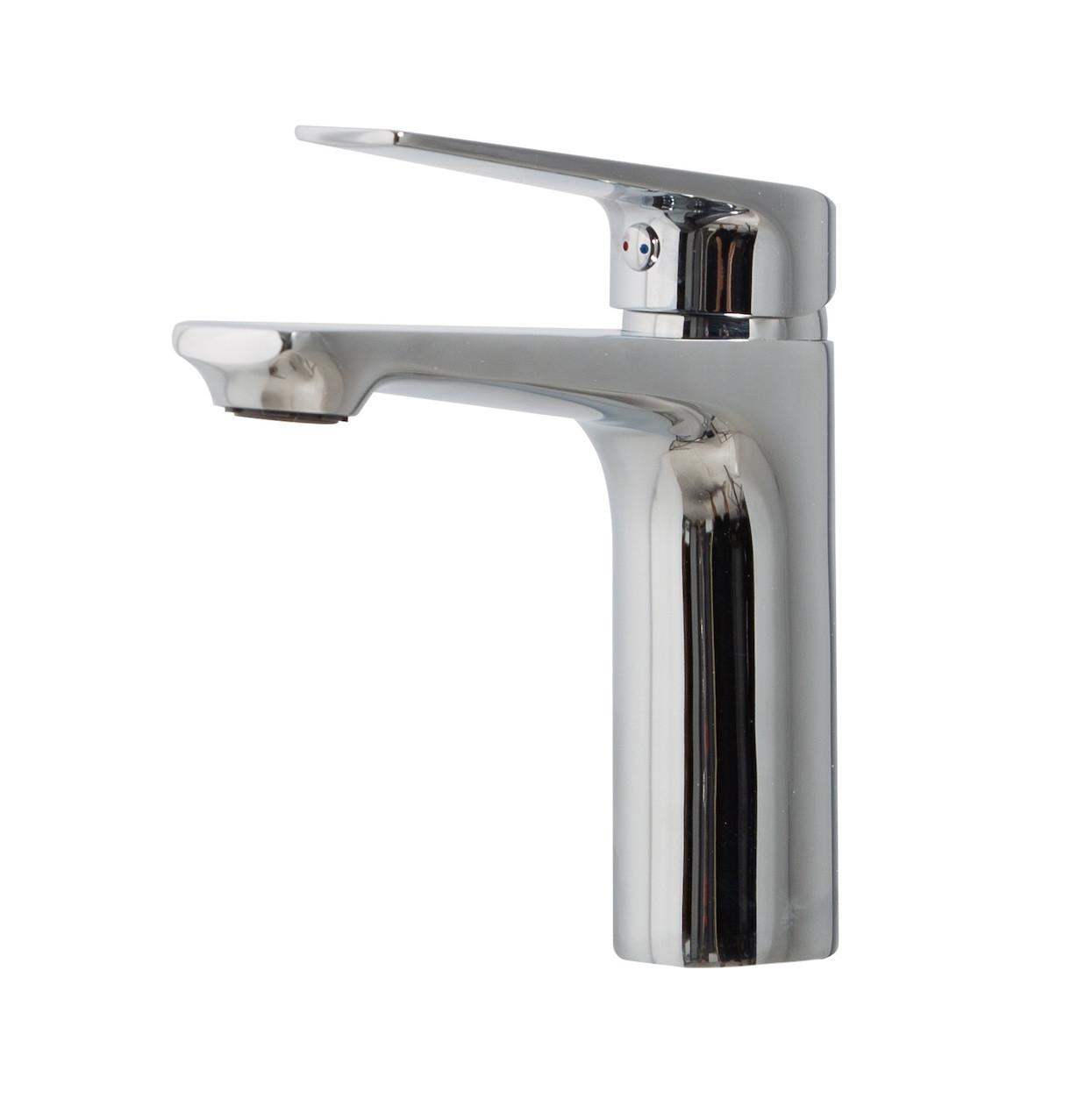 WASCHTISCHARMATUR Shelby Chrom - Chromfarben, Metall (10/20/5cm) - Badplaats