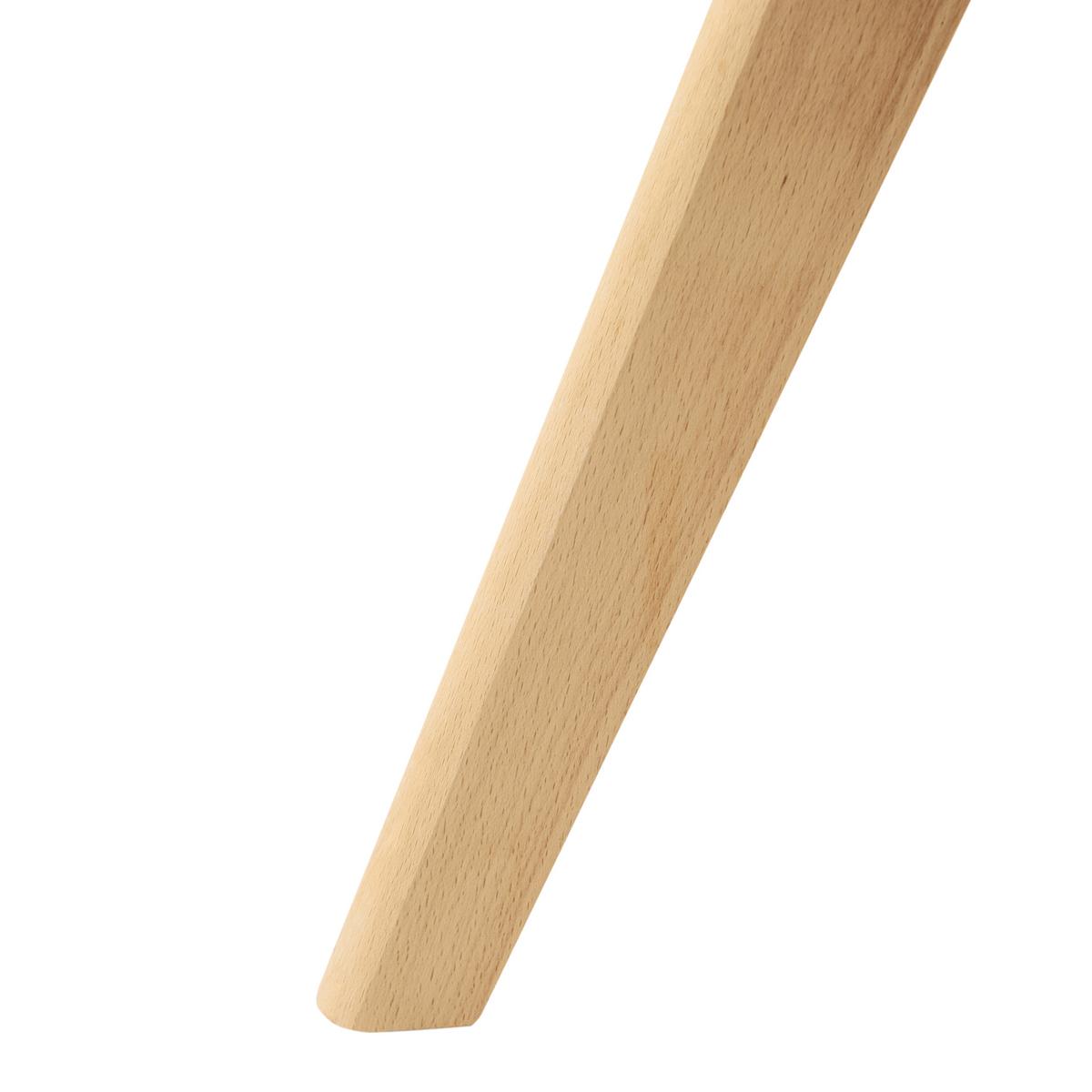 ESSZIMMERSTUHL 2er Set Stoff Braun Calgary - Braun, Textil (48/86/56cm) - Beliani