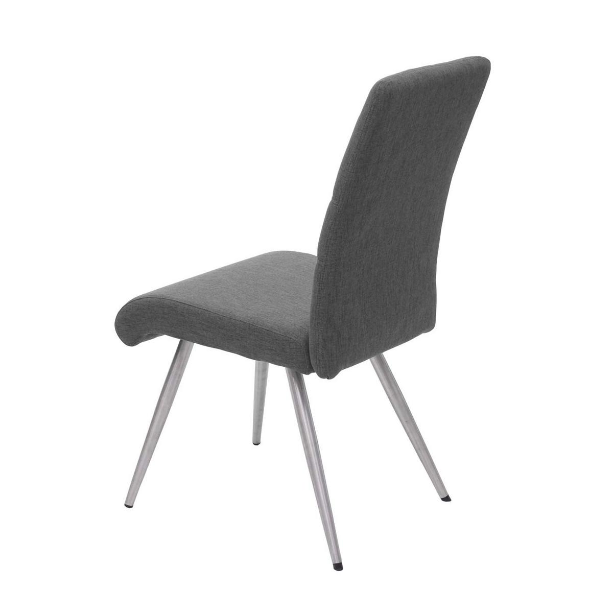 ESSZIMMERSTUHL Grau, Braun 2er-Set - Braun/Grau, Textil (68/97/64cm) - MCW