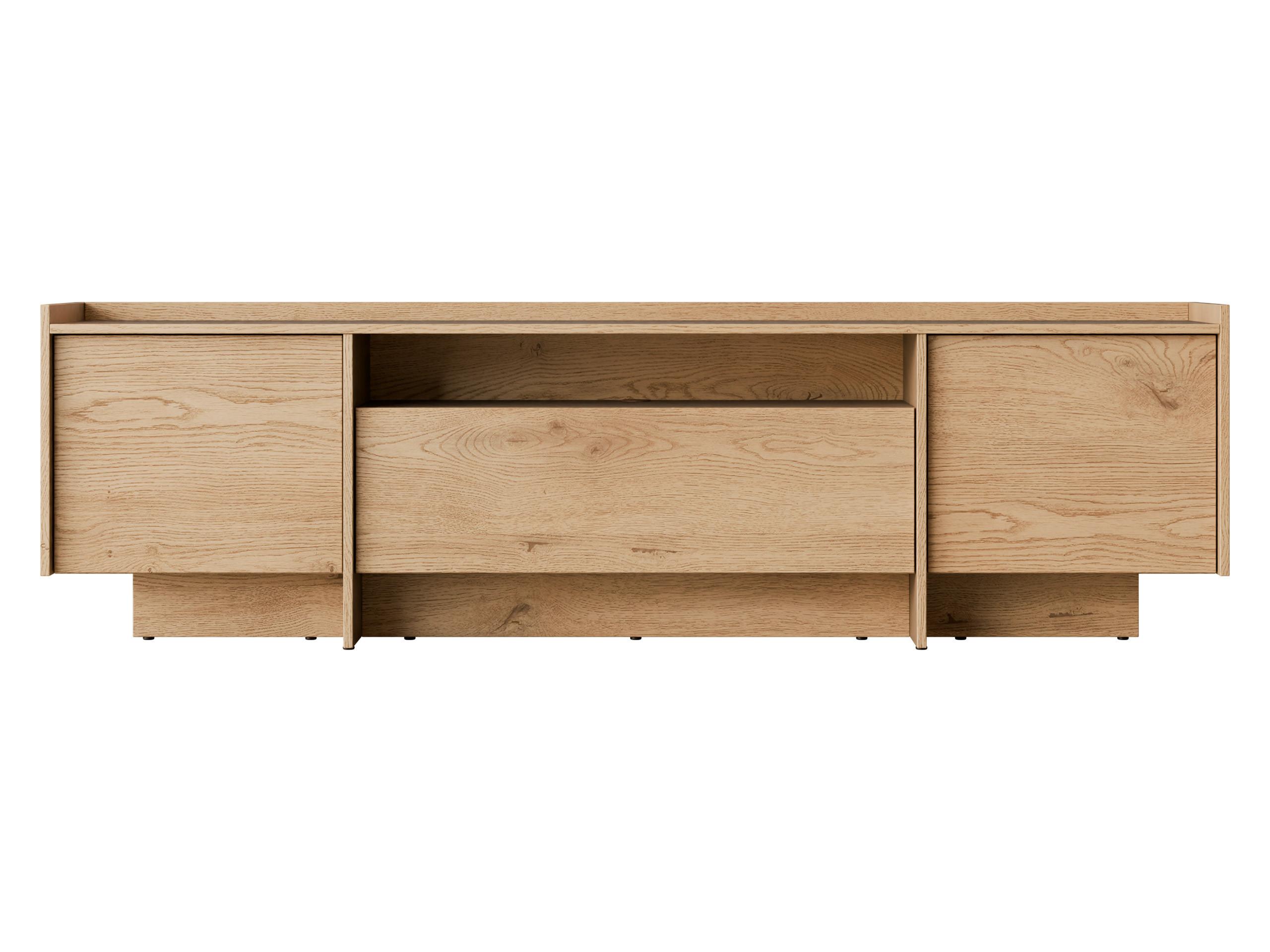 TV-LOWBOARD Japandi - Eichefarben, Holzwerkstoff (197/58/38cm) - MIRJAN24