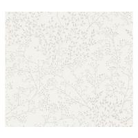 VLIESTAPETE Weiß 53/1005 cm - Taupe/Weiß, Textil (53/1cm) - KUNSTLOFT