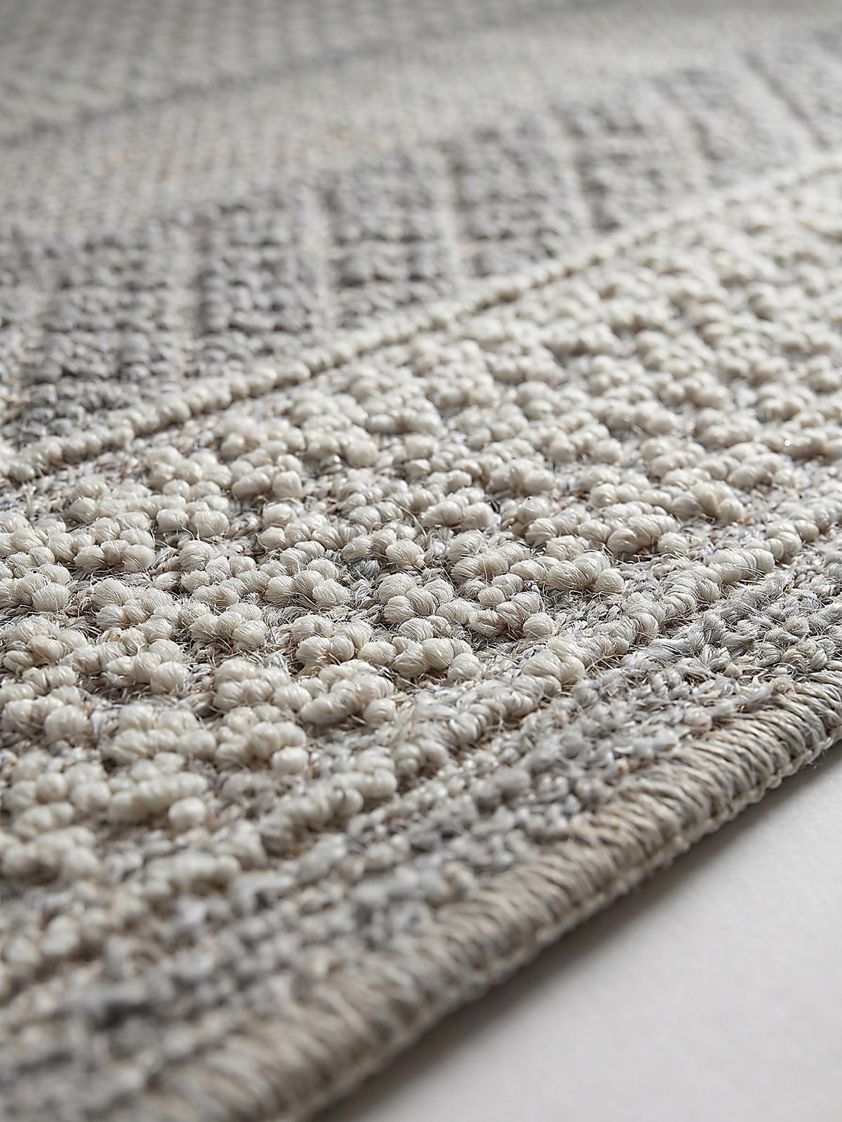 KURZFLORTEPPICH Waschbar NORA, mit Bordüre, Grau, 200 x 310 cm - Grau, Textil (310/200cm) - KADIMA DESIGN