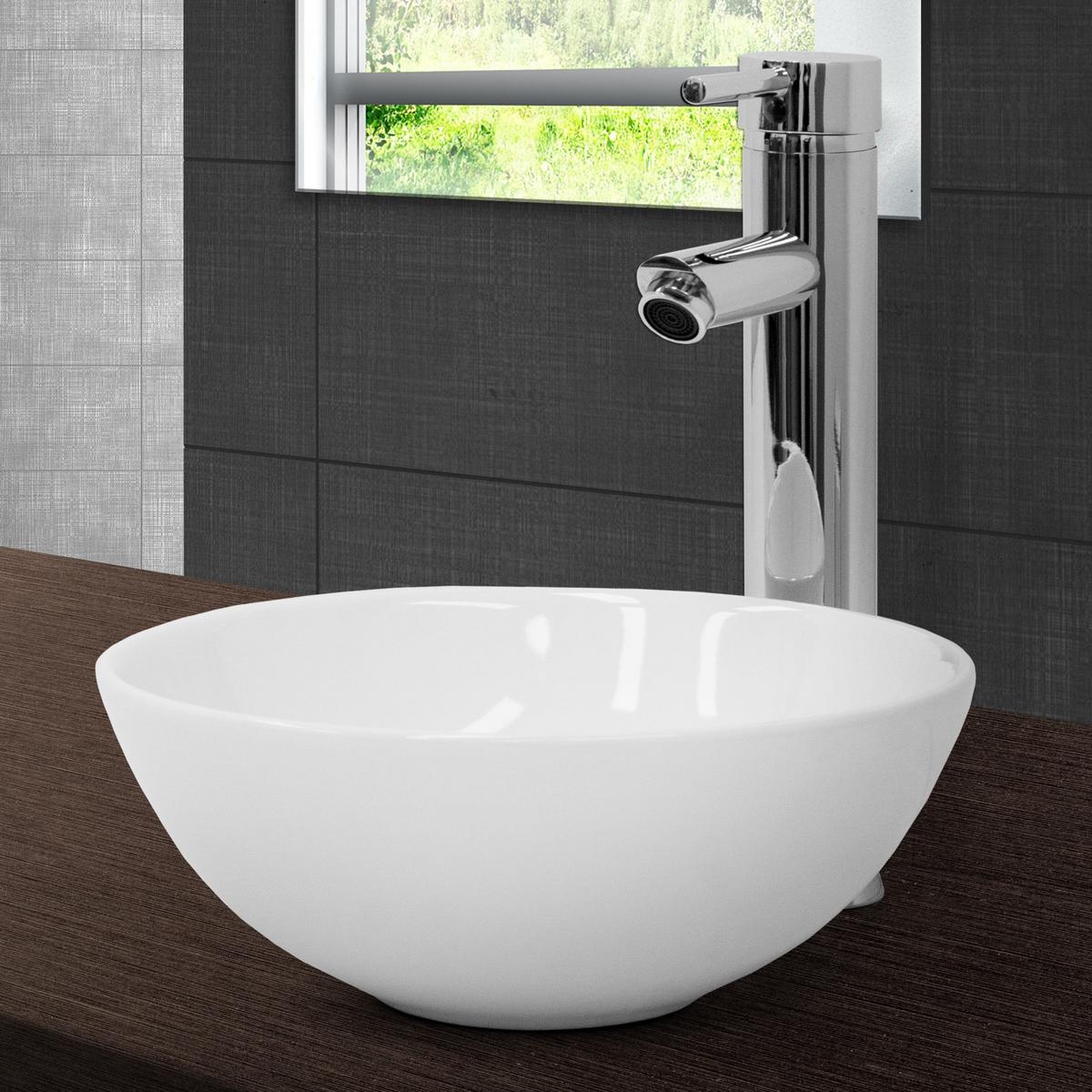 WASCHBECKEN - Weiß, Keramik (28/11.6/28cm) - ML-DESIGN