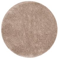 LUXUS HOCHFLOR LANGFLOR TEPPICH MILANO RUND - Mauve, Textil (160/160cm) - Snapstyle
