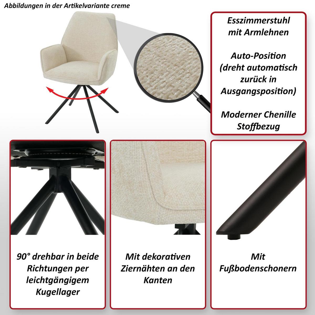 ESSZIMMERSTUHL Braun, Schwarz - Schwarz/Braun, Textil (60/86/60cm) - MCW