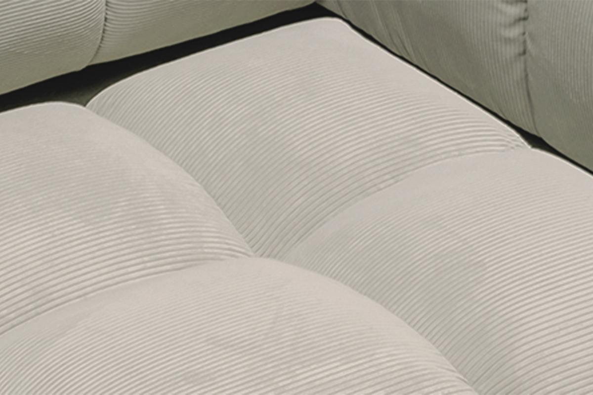 HOCKERBANK VIVIEN Beige Cord - Beige, Textil (108/41/73cm) - KAWOLA