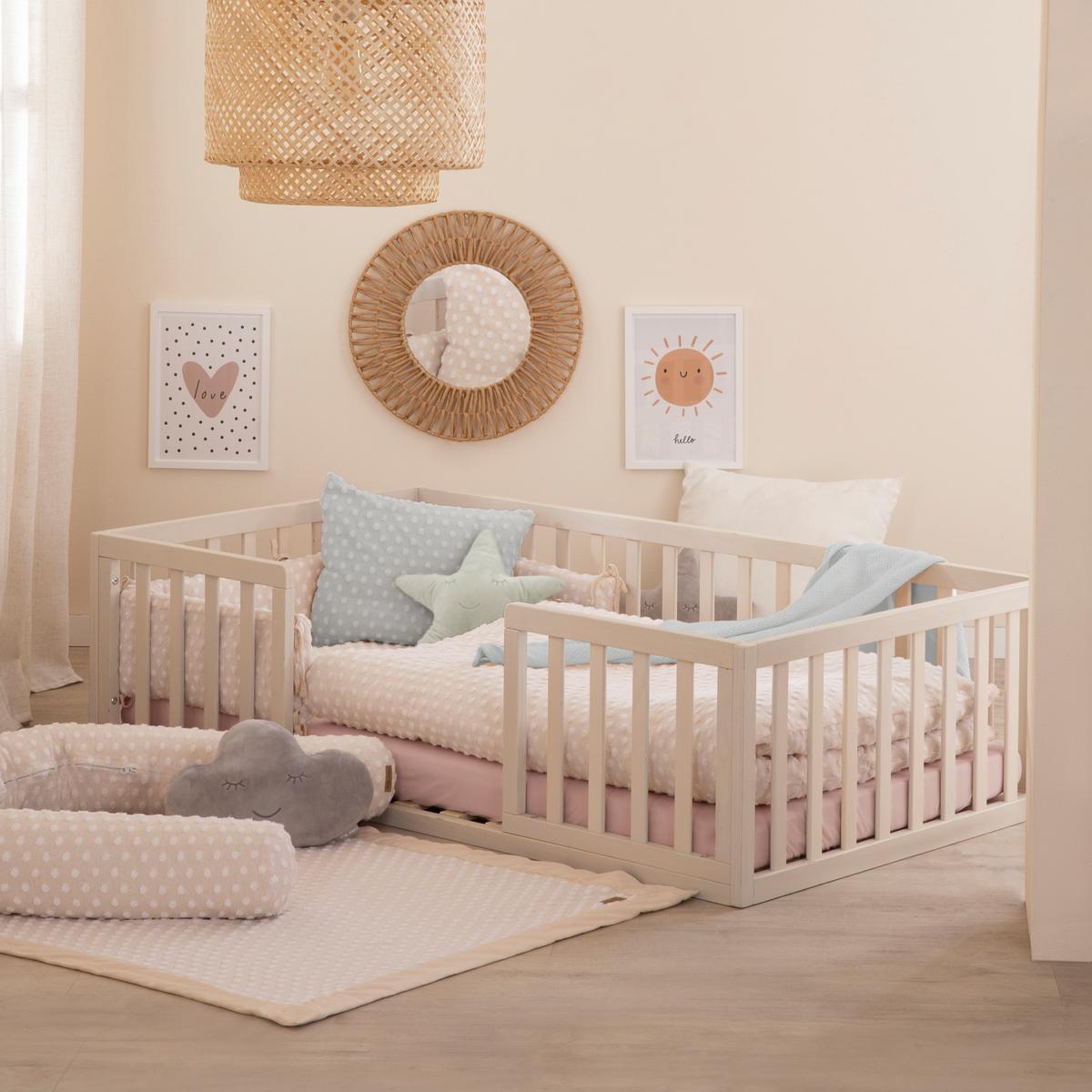 DECKE IN STRICKOPTIK 80 x 80 cm Frosty Almond- Beige - Beige, Textil (80/80cm) - Roba