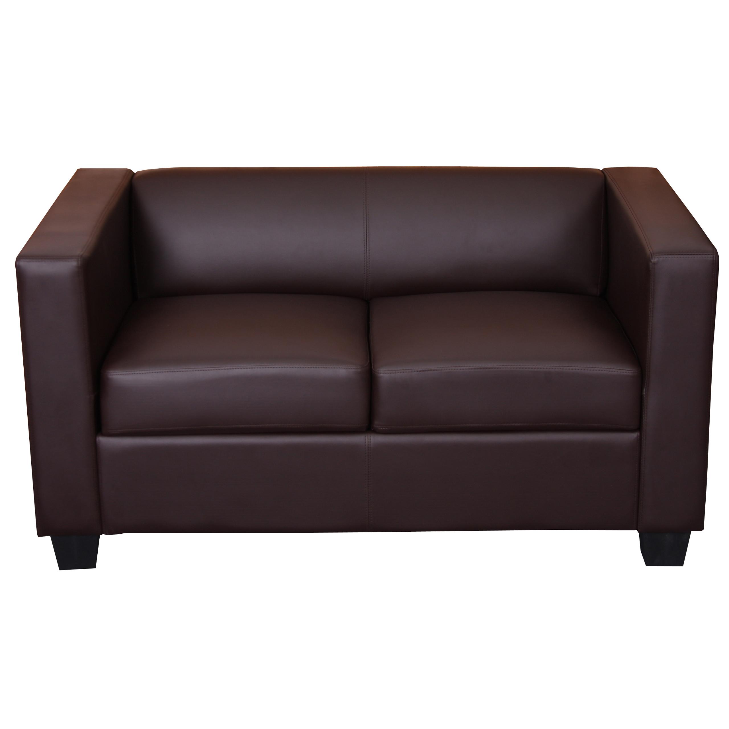 2-SITZER-SOFA Braun - Braun, Textil (137/70/75cm) - MCW