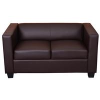 2-SITZER-SOFA Braun - Braun, Textil (137/70/75cm) - MCW