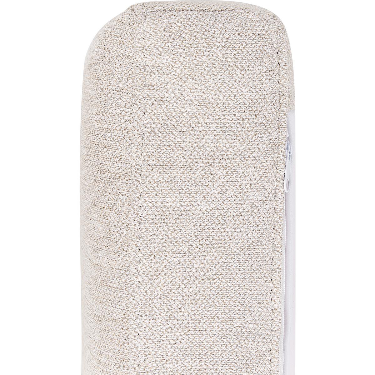 2-SITZER-ECKSOFA Polyester Beige linksseitig Breda - Beige, Textil (192/155cm) - Beliani