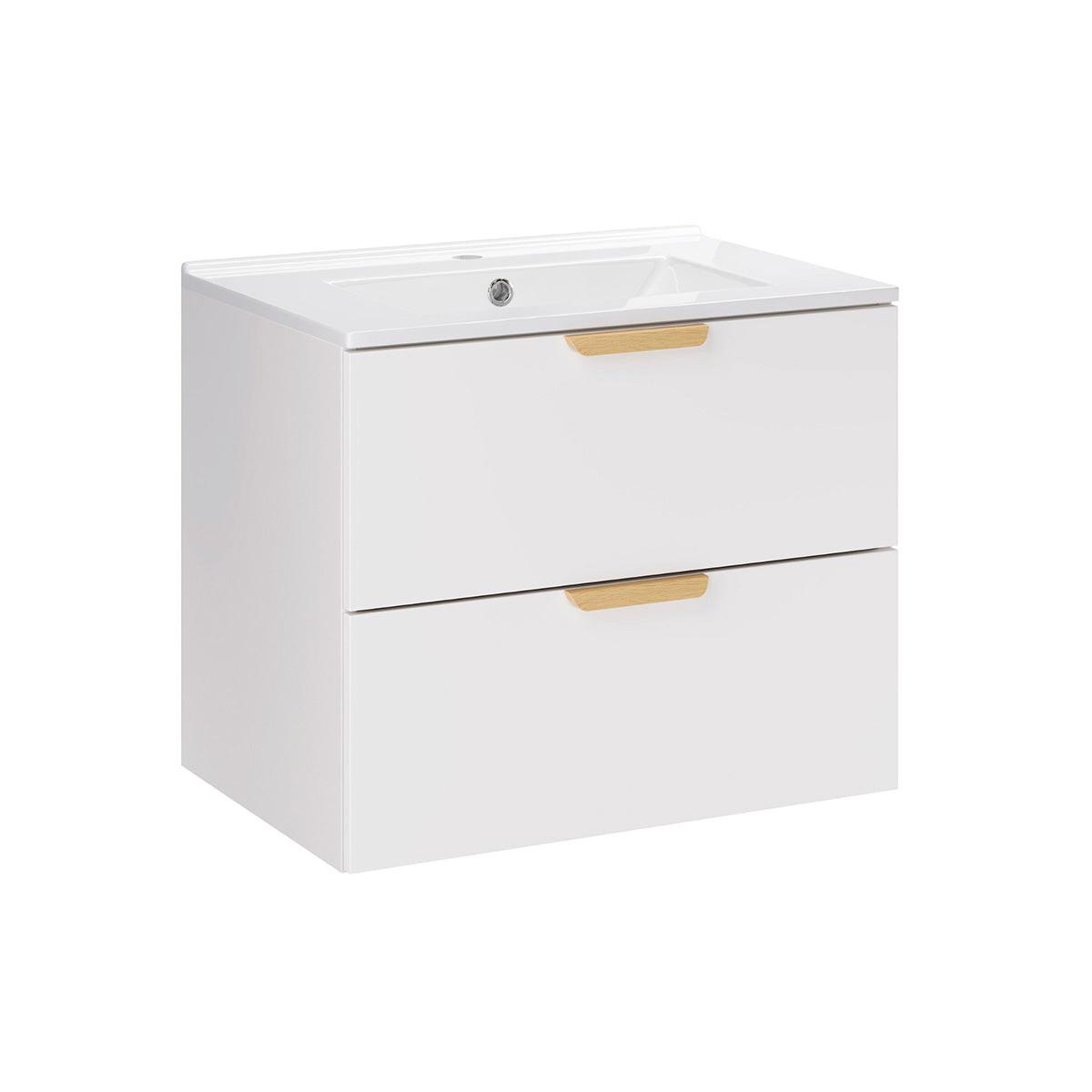 WASCHTISCH 61cm Oria Weiß - Weiß, Holzwerkstoff (61/50/46cm) - Petits-meubles