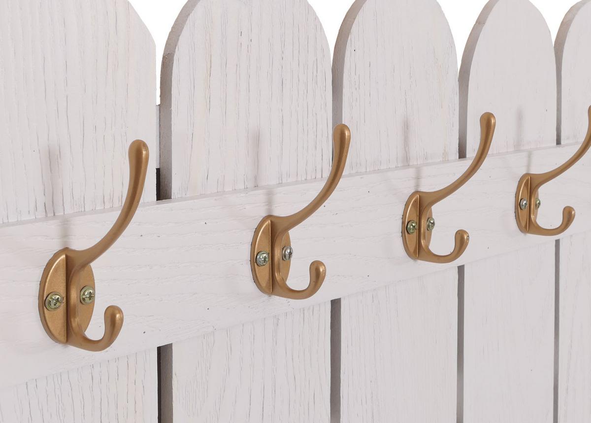 WANDGARDEROBE Weiß - Weiß, Holz (60/86/3cm) - MCW