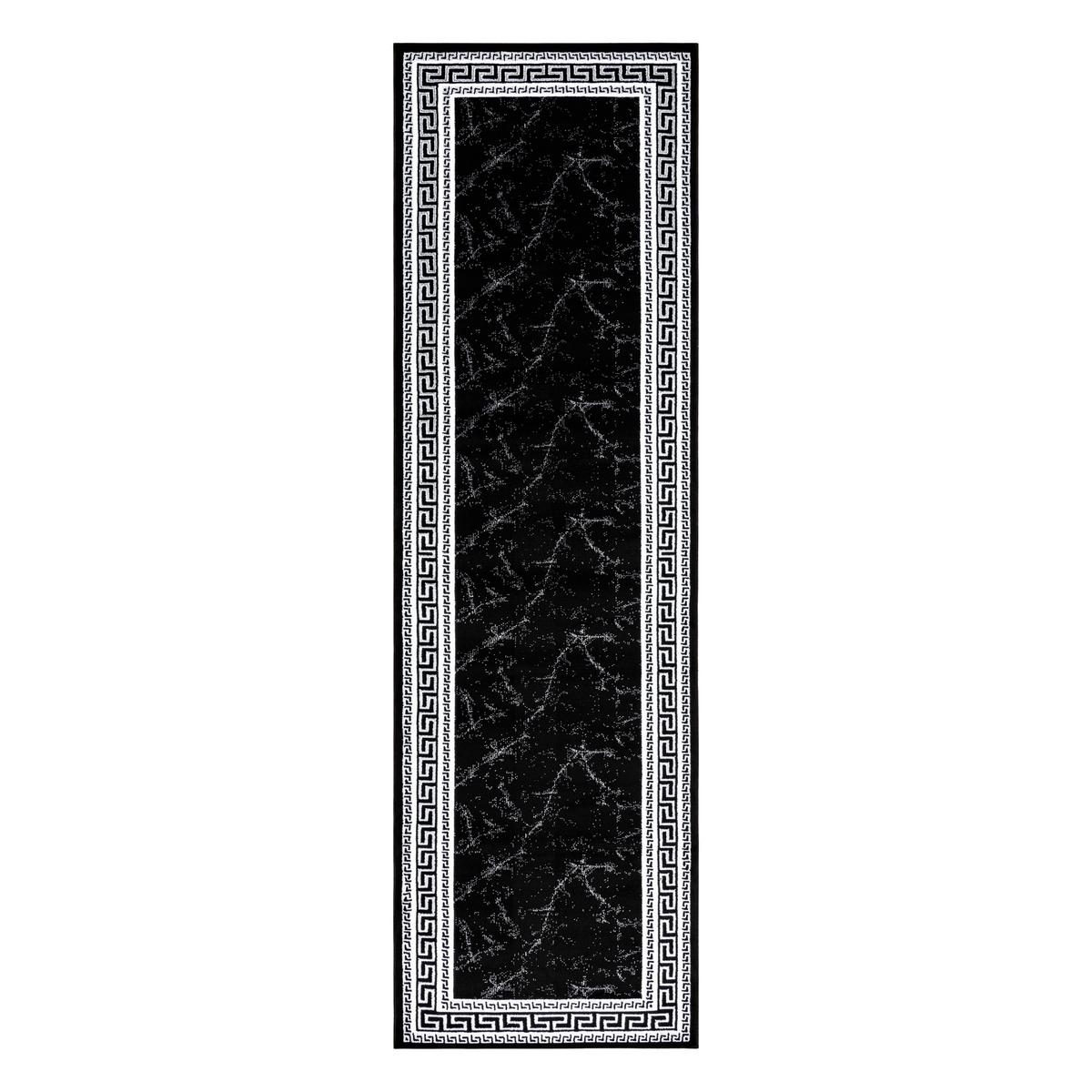 TEPPICH Gloss 70/250 cm - Schwarz, Textil (70/250cm) - rugsX