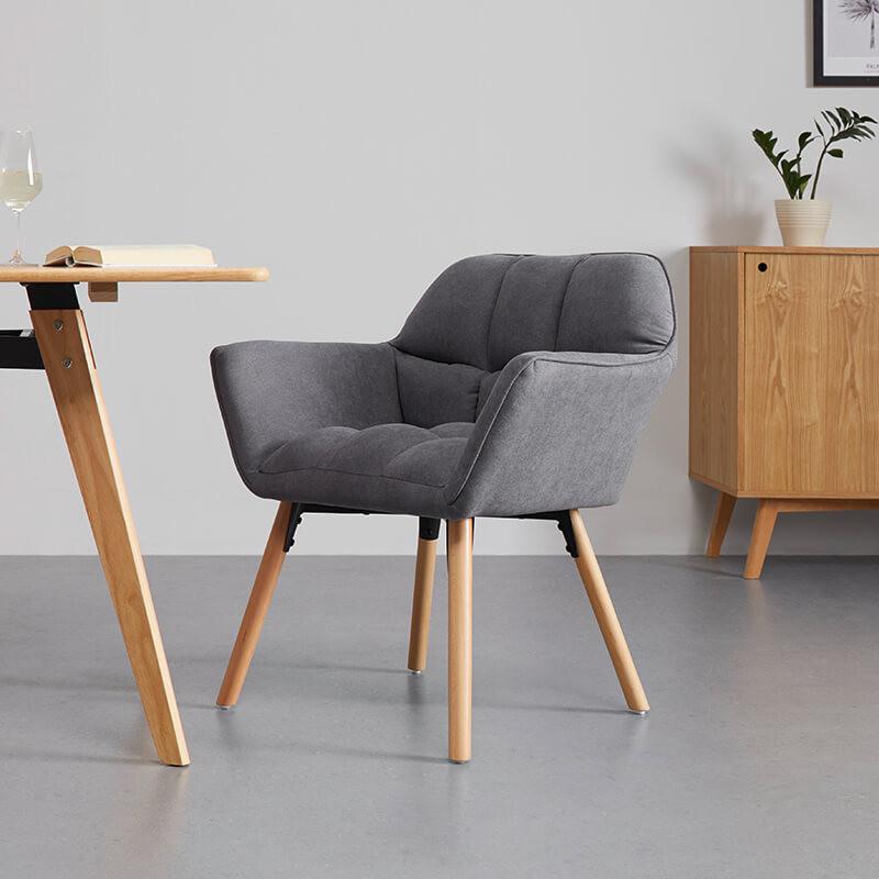 Moderni naslanjač sive barve