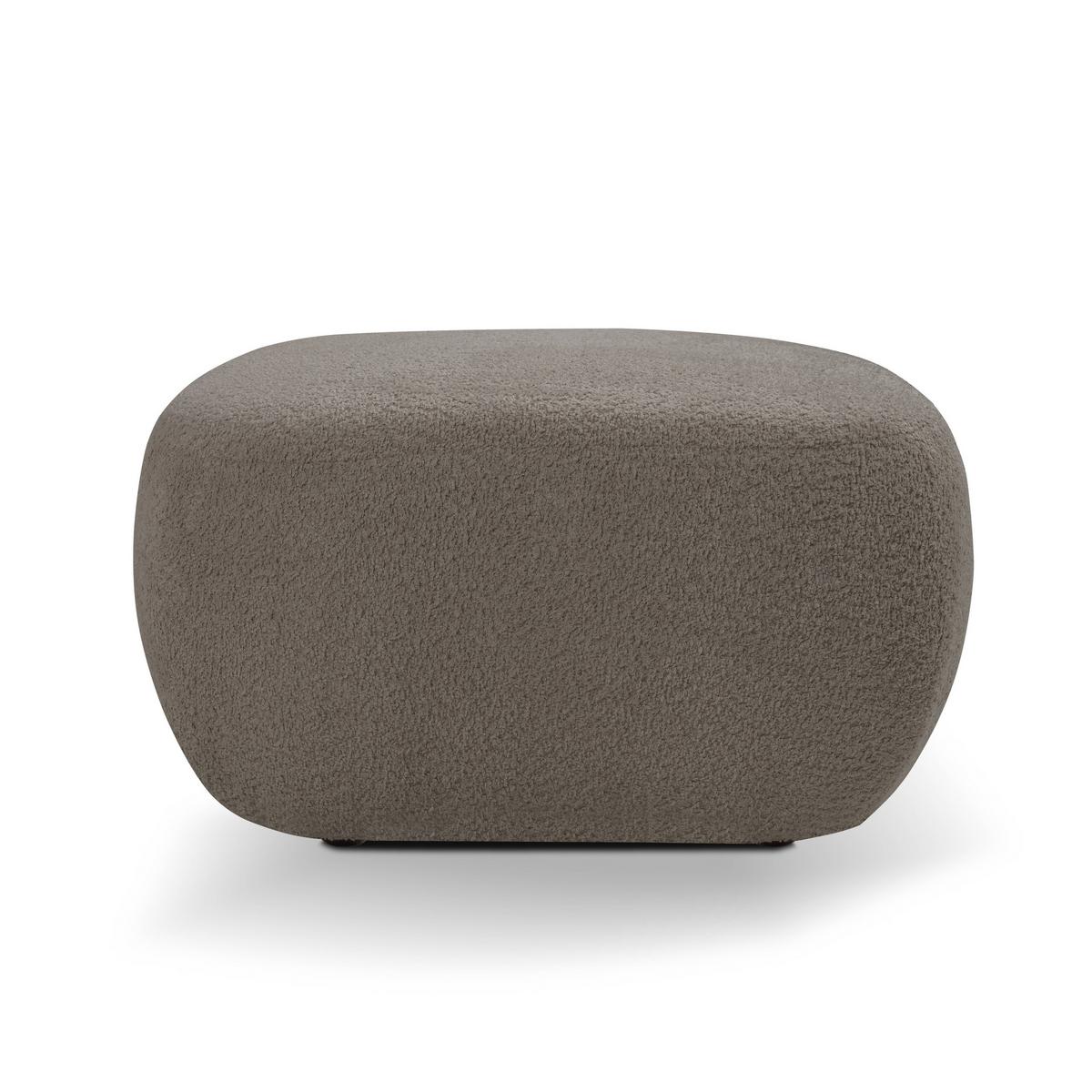 POLSTERHOCKER AMICO Modern Sitzhocker, Fußhocker Beige - Beige, Holzwerkstoff/Kunststoff (75/39/75cm) - MASSENO
