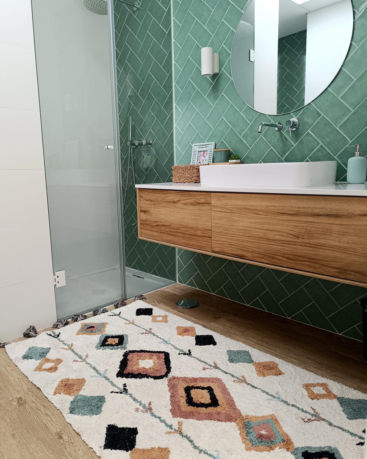 KURZFLOR-TEPPICH Eskisehir 150/80 cm - Multicolor, Textil (80/150cm) - Beliani