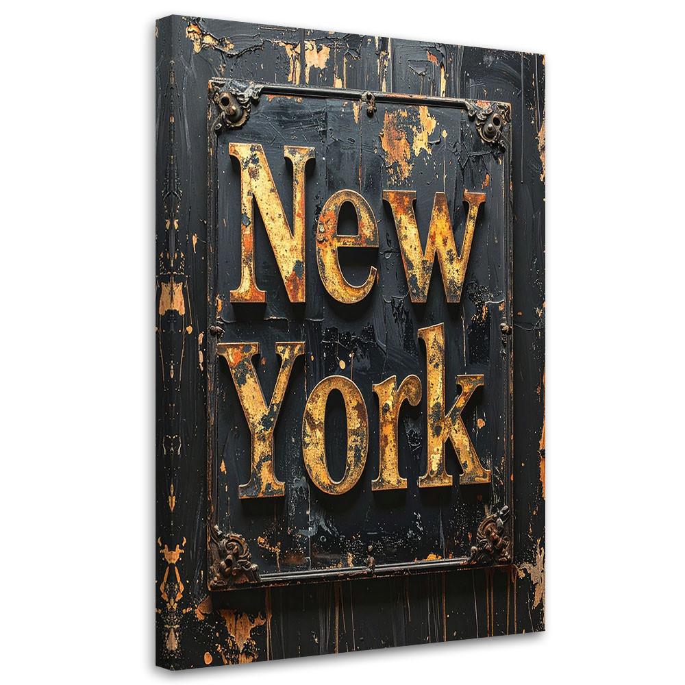 LEINWANDBILD Inschriften und Zitate 40x60cm - Schwarz, Textil (40/60cm) - Feeby