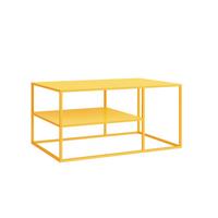 COUCHTISCH Solund 45/90/60 cm - Gelb, Metall (60/90/45cm) - [en.casa]