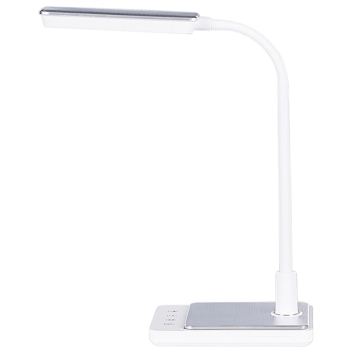 SCHREIBTISCHLAMPE Centaurus 14/19/38 cm - Weiß, Kunststoff (14/19/38cm) - Beliani