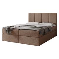 BOXBETT Rebos Boucle - H3 - Braun, Holz/Textil (160/200cm) - MIRJAN24