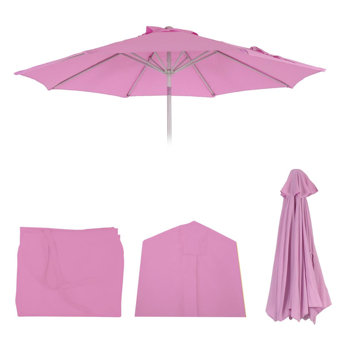 ERSATZ-BEZUG FÜR SONNENSCHIRM I Violett - Violett, Textil (270/270cm) - MCW