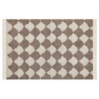 KURZFLOR-TEPPICH Sinop 200/140 cm - Braun, Textil (140/200cm) - Beliani