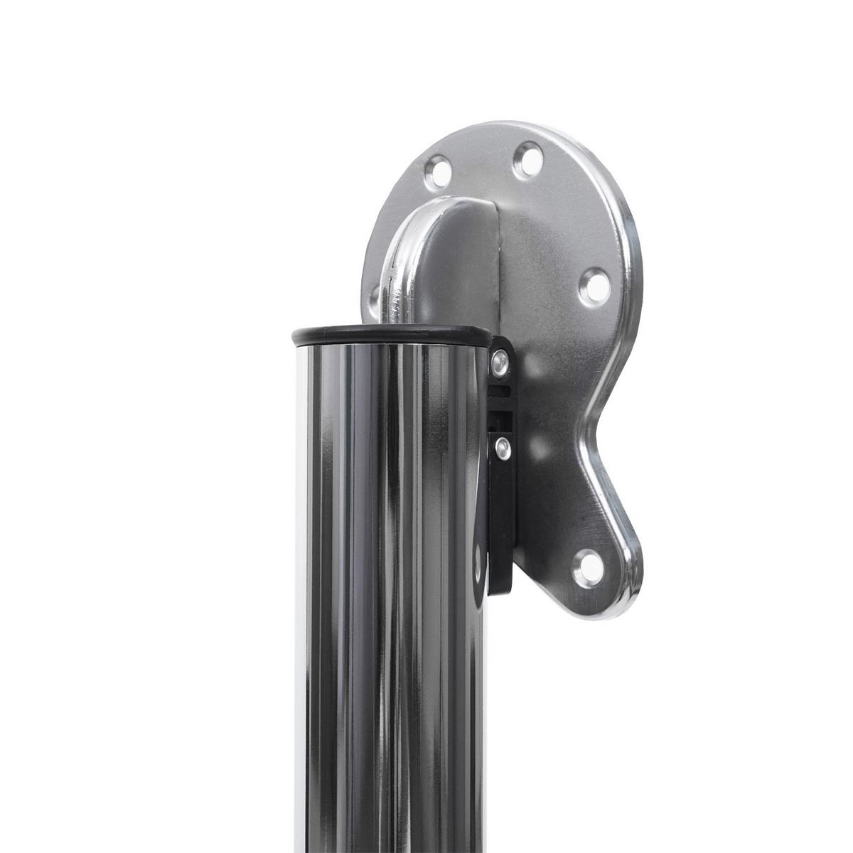 TISCHBEIN rund Silber 2er-Set - Silberfarben, Metall (5/72/14cm) - MCW