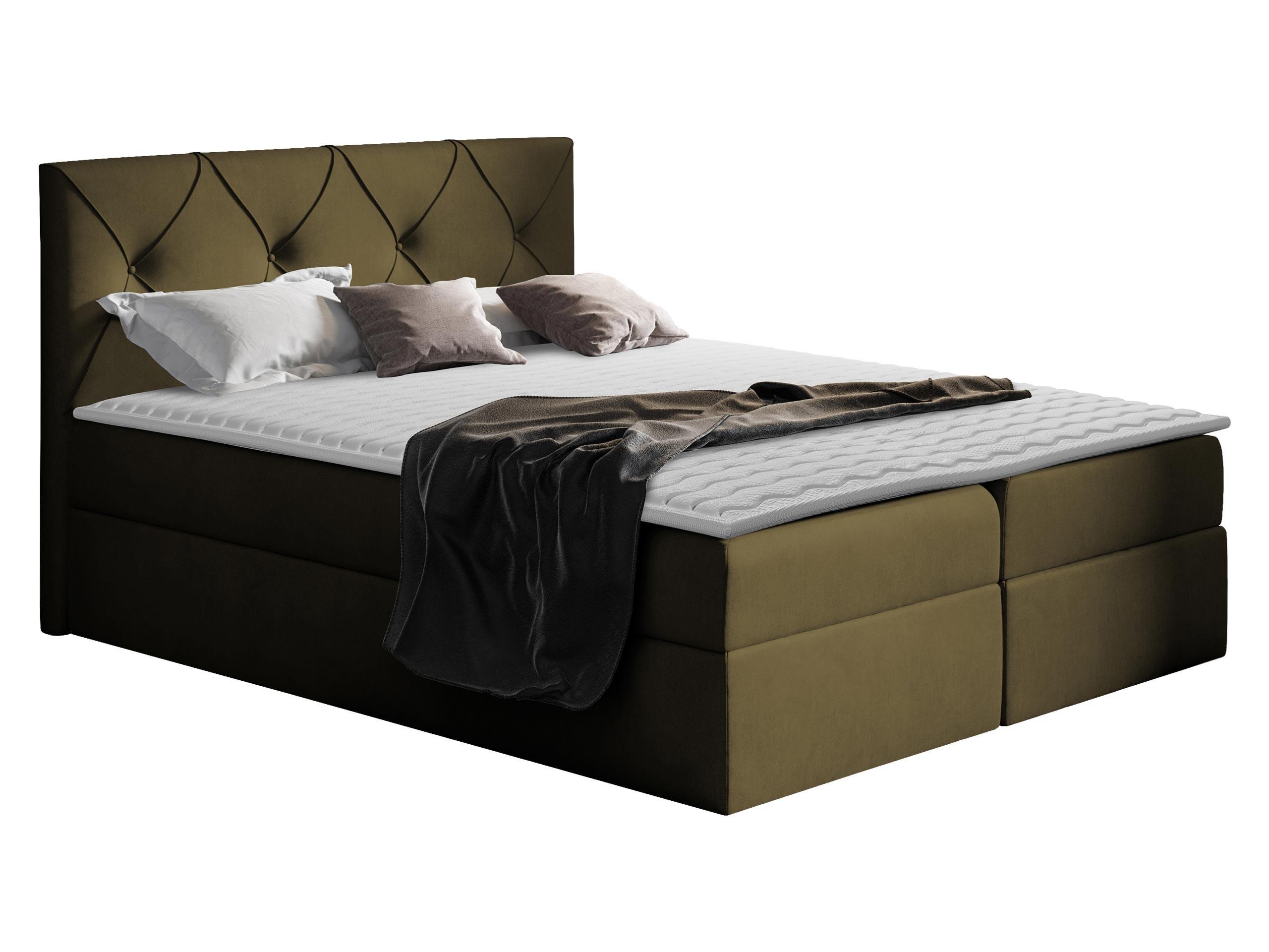 BOXBETT Crystal - H3 - Grün, Holz (160/200cm) - MIRJAN24