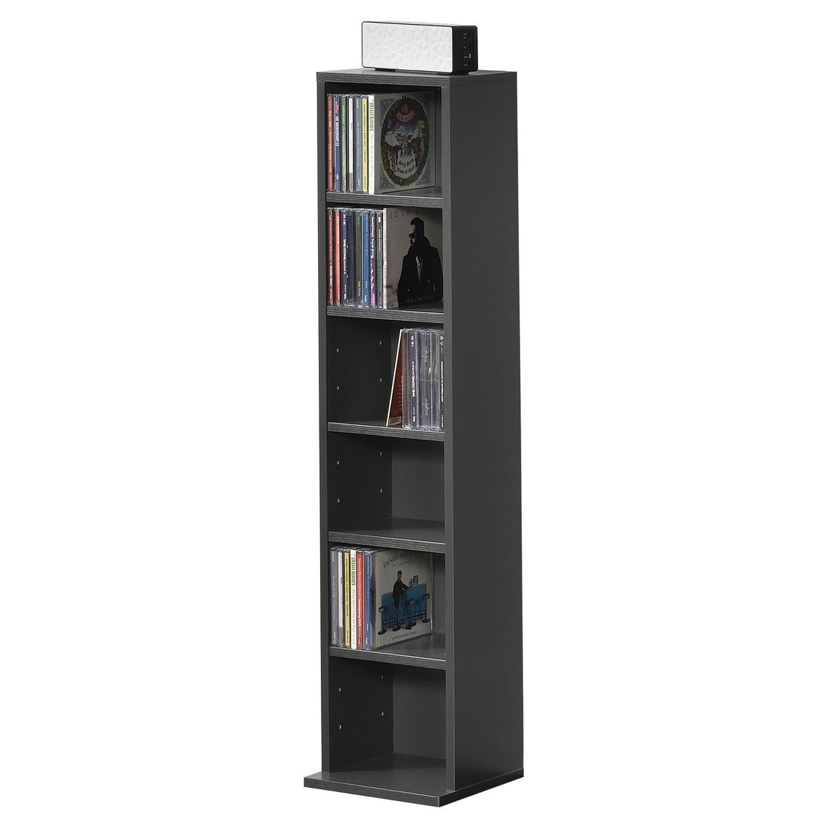 CD-REGAL Tynset - Dunkelgrau, Holzwerkstoff (20/90/20cm) - [en.casa]