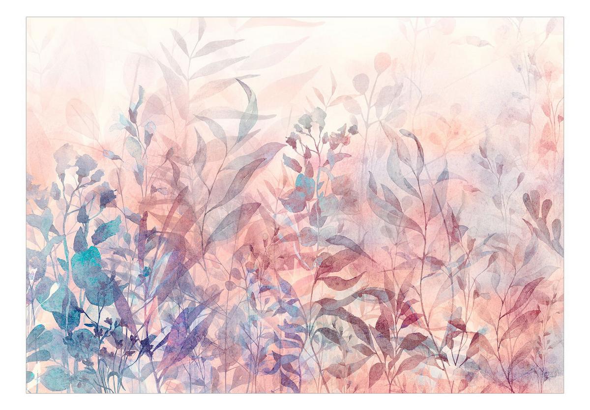SELBSTKLEBENDE FOTOTAPETE 196/140 cm - Blau/Pink, Kunststoff/Textil (196/1cm) - KUNSTLOFT