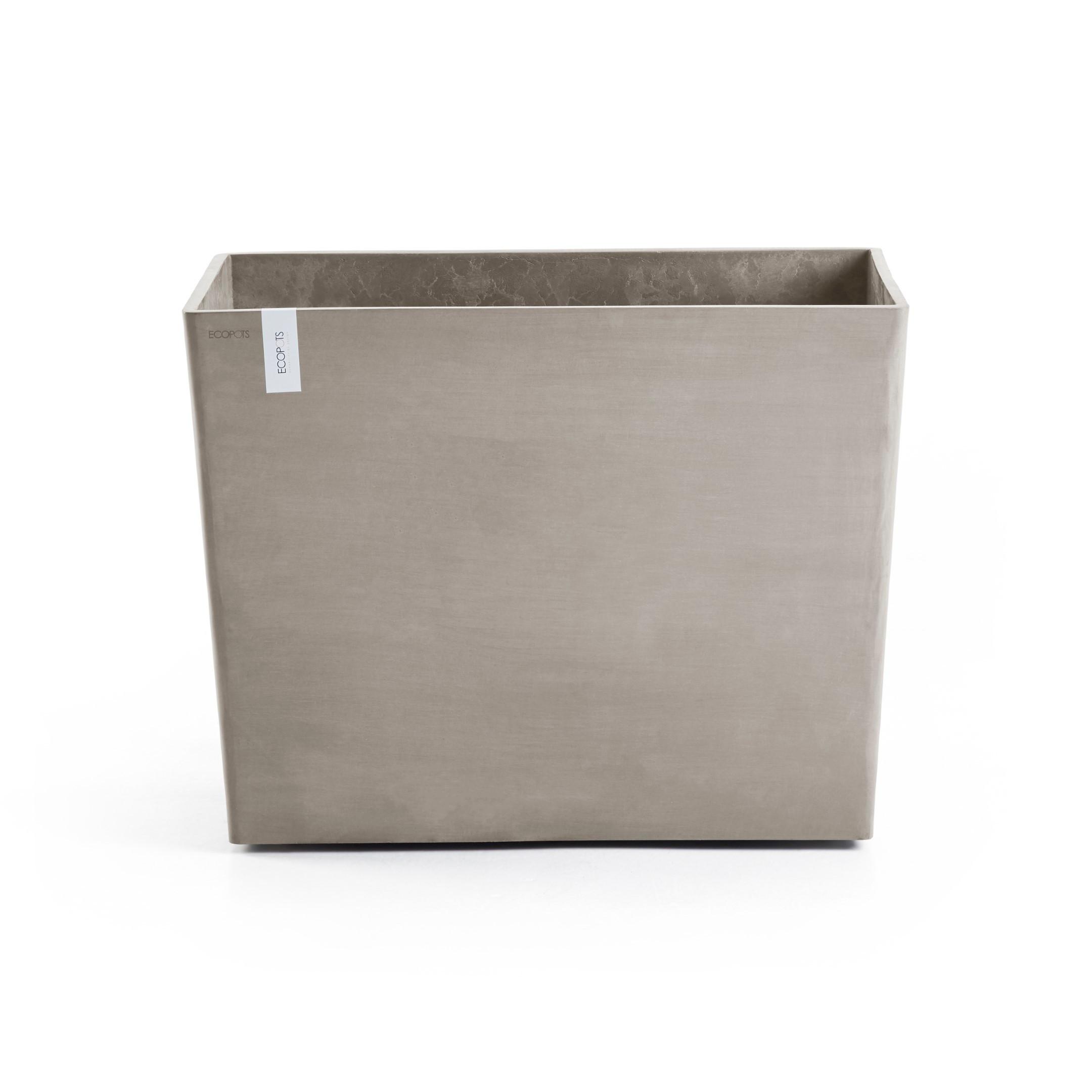 BLUMENTOPF Paris Wheels 85,2/39,5/65,8 cm Taupe - Taupe, Kunststoff (85.2/65.8cm) - Ecopots