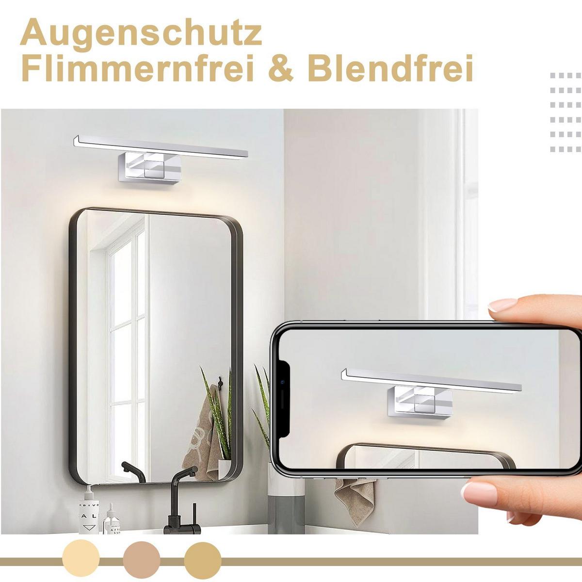 SPIEGELLEUCHTE INGOLSTADT 30/5.1/12.8 CM - Chromfarben, Metall (30/5.1/12.8cm) - Nettlife