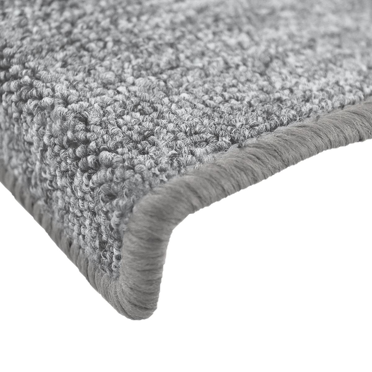STUFENMATTE ProStair 65/28 cm Hellgrau 15tlg - Hellgrau, Textil (65/28/1cm) - Beautissu 