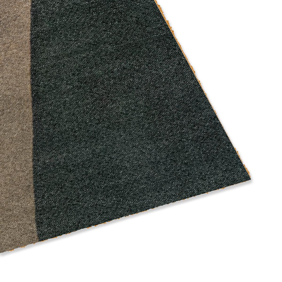 FUSSMATTE Formen - Ockergelb - Abstrakt Flurteppich 90x60 cm - Multicolor, Kunststoff (90/0.4cm) - MuchoWow