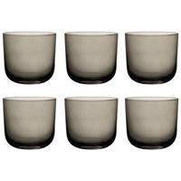 WASSERGLÄSER Like Glass Smoke 280 ml 6er Set - Grau, Glas (0.28L) - like.Villeroy & Boch