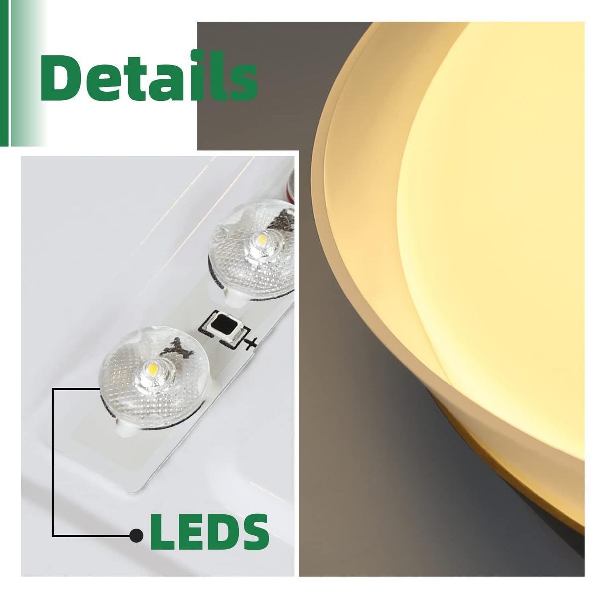 LED-DECKENLEUCHTE Beatrix 42/42/8 cm - Schwarz, Kunststoff (42/42/8cm) - Nettlife