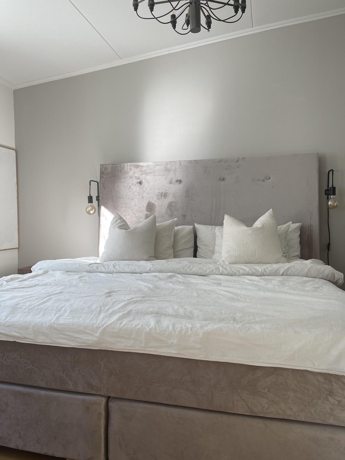 BOXSPRINGBETT 180/200cm Helles Beige Consul - Beige, Textil (180/200cm) - Beliani