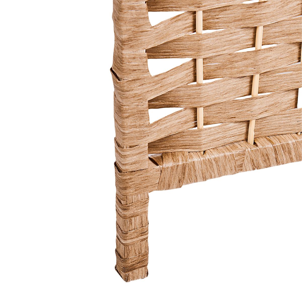 RAUMTEILER 4-teilig Braun 158/170 cm Trafoi - Braun, Holz (158/170/7cm) - Beliani