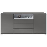SIDEBOARD Skadu Weiß matt - Weiß, Holzwerkstoff (166.5/75.5/35cm) - Vladon