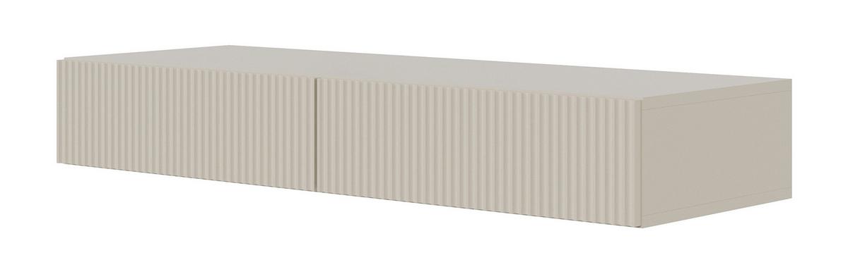 SCHMINKTISCH Veldio Graubeige 110 cm - Taupe, Holzwerkstoff (110/16/40cm) - Selsey