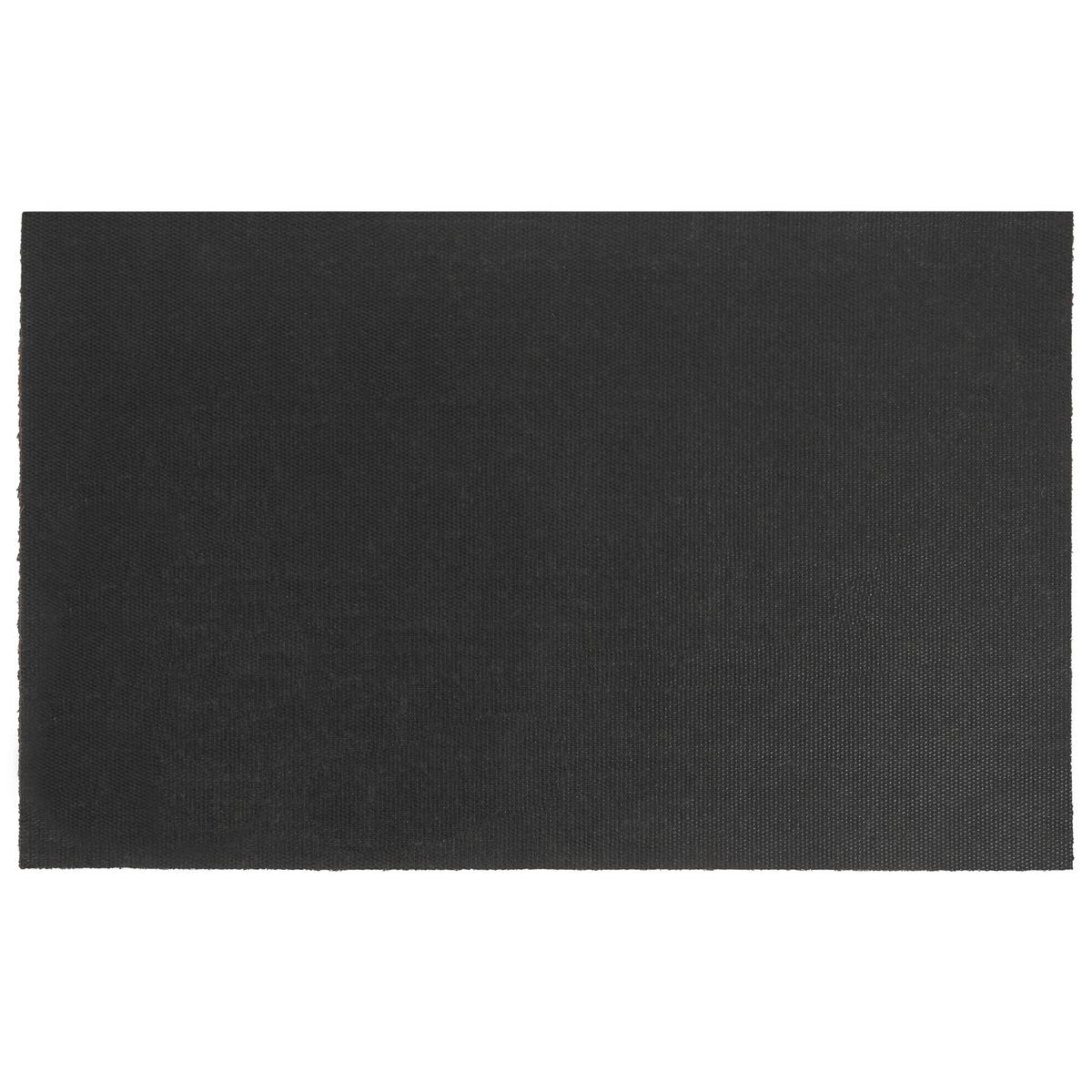 FUSSMATTE Blau 45/75 cm Blume Kokosfasern Kulik - Blau, Textil (45/75cm) - Beliani