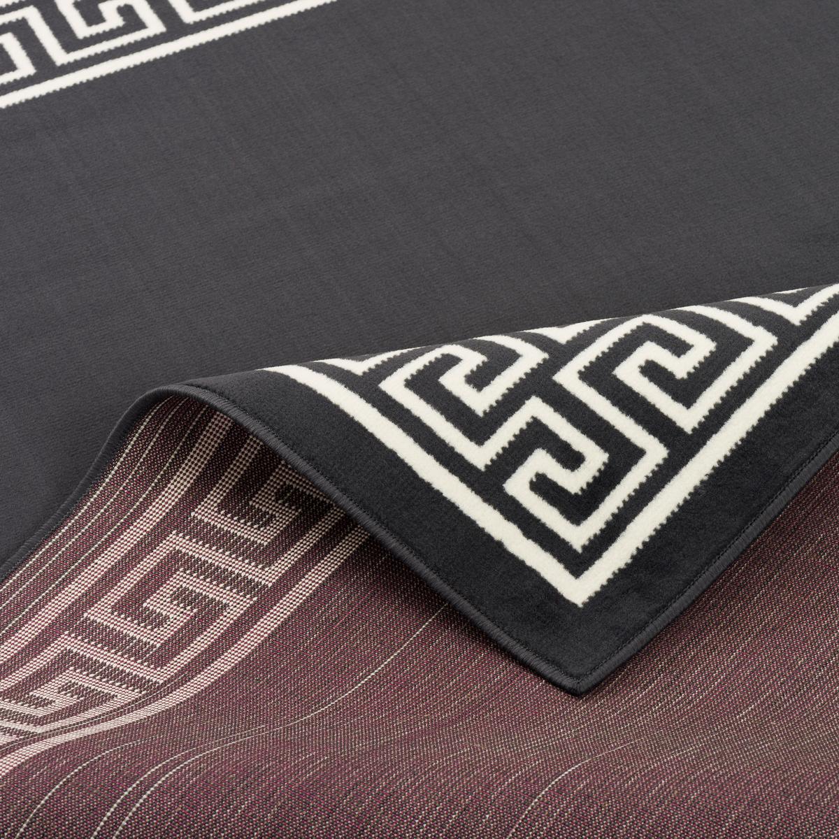 TEPPICH TRENDLINE RÖMISCH BORDÜRE - Anthrazit, Textil (185/270cm) - Pergamon