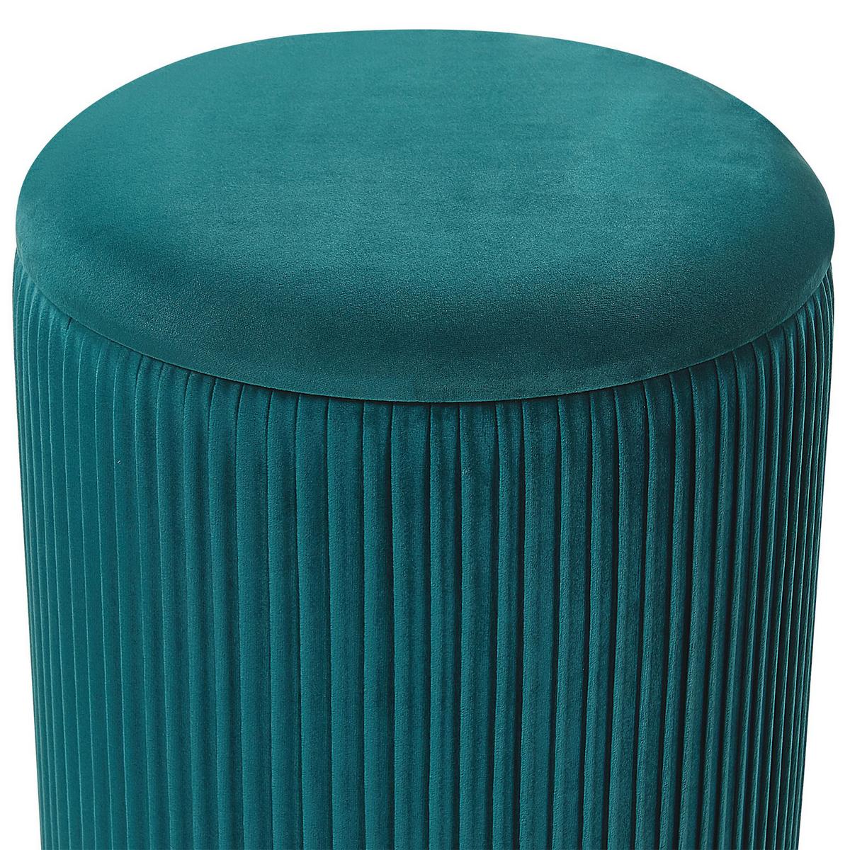 POUF Miramar 35-31/35-31/44-39 cm - Blau, Textil (35/39/35cm) - Beliani