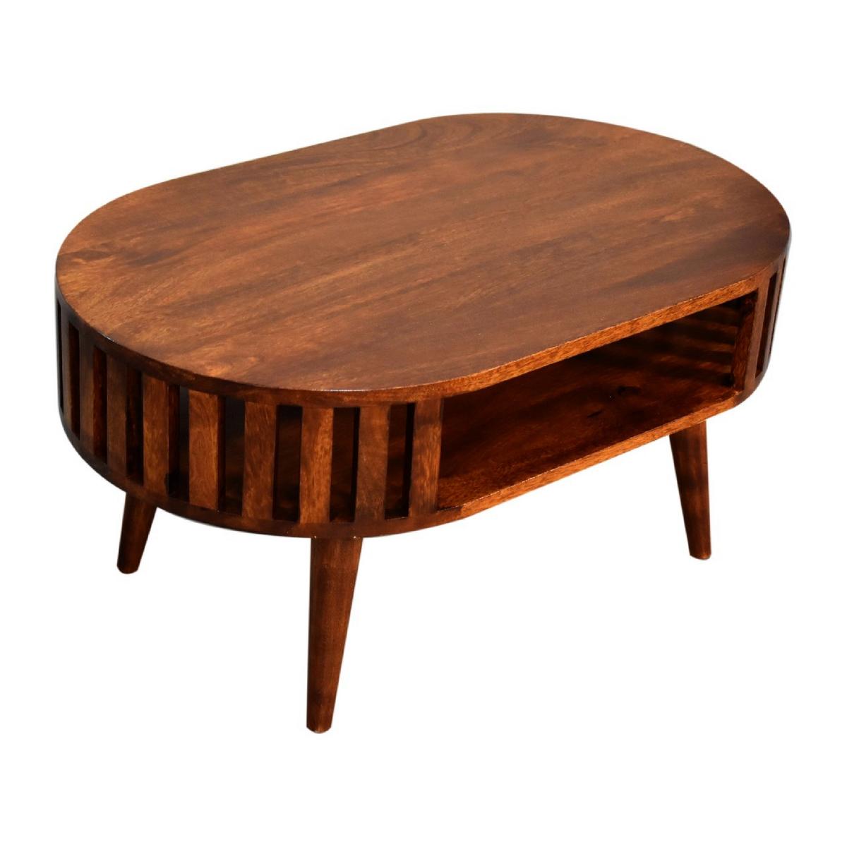COUCHTISCH Ariella - Braun, Holz (80/50/40cm) - Artisan Furniture