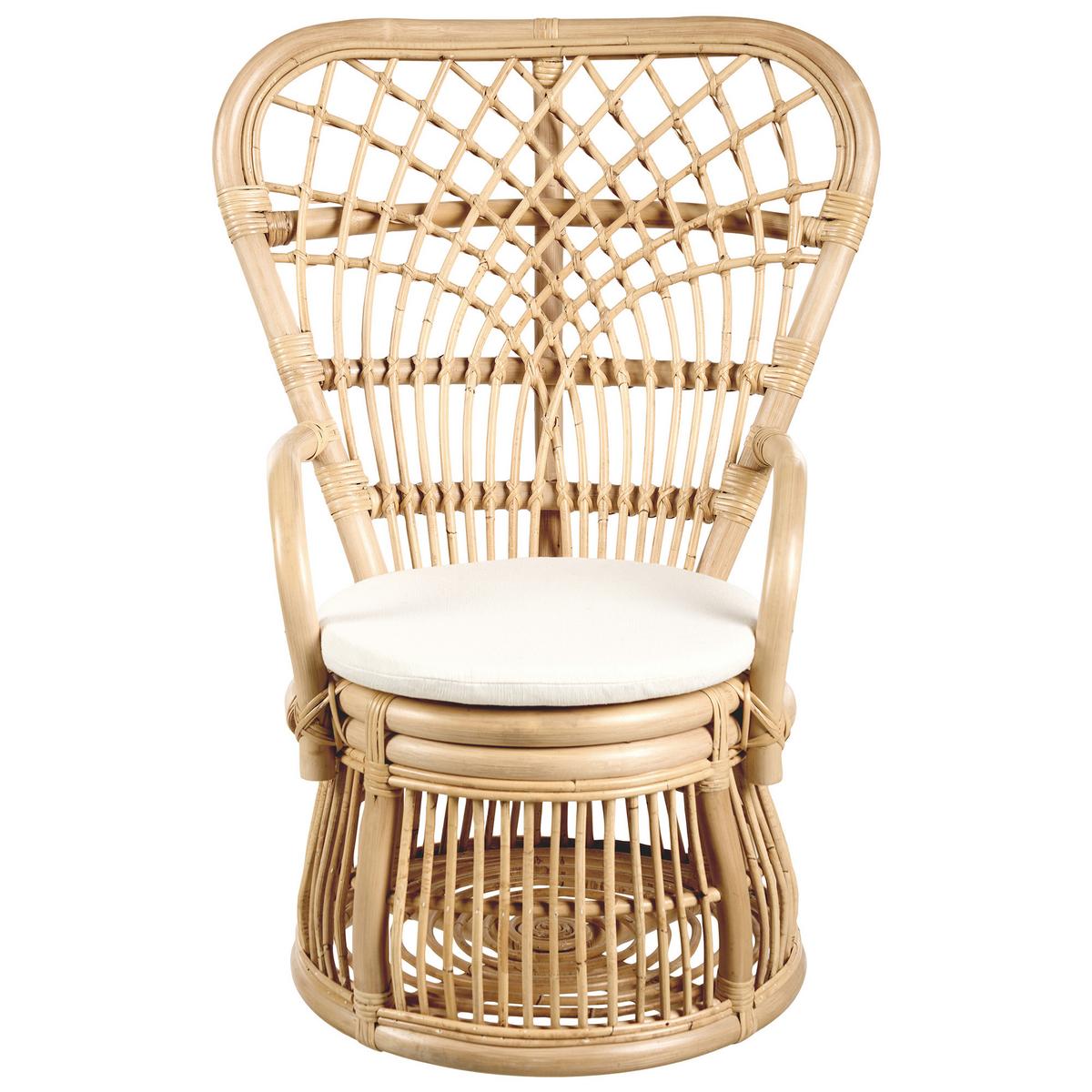 KINDERSESSEL Naturfarben Temeni - Naturfarben, Naturmaterialien (53/71/48cm) - Beliani